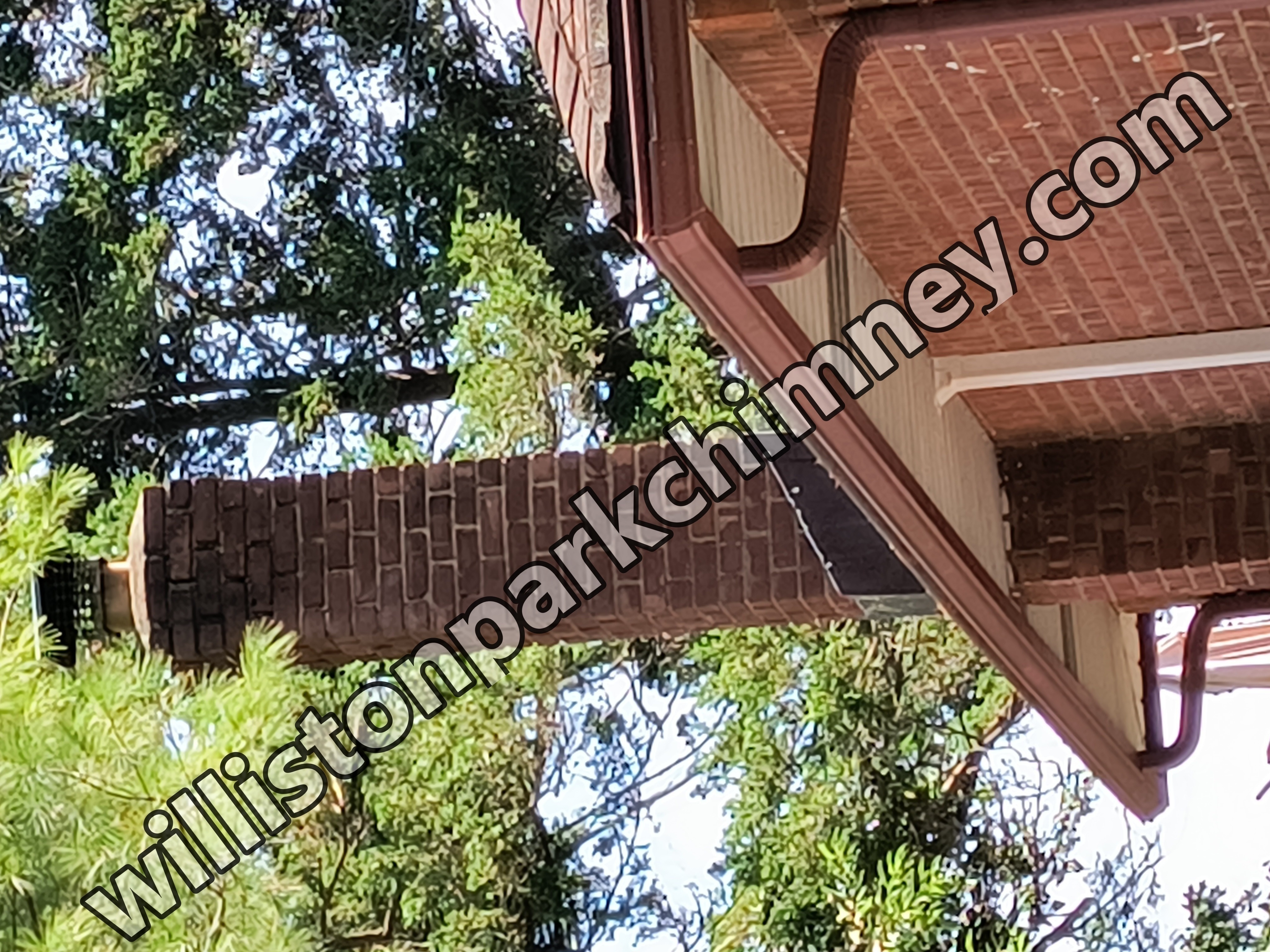 Before and after professional chimney cleaning in Williston Park, NY